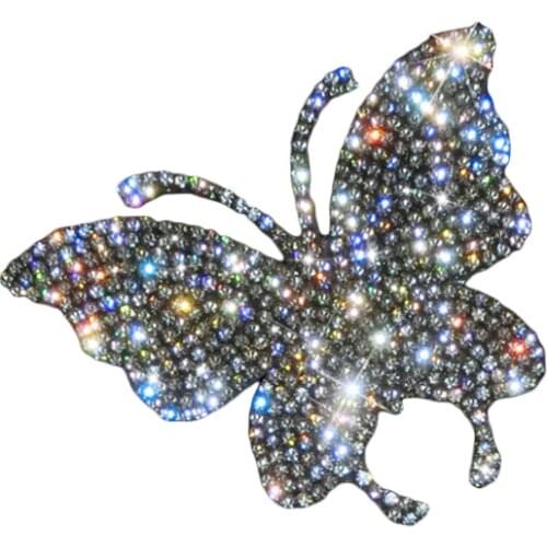 Creative Graphic Rhinestone Decal Girly Car Sticker Free Combination Easy Peel and Stick on Helmets Wall Decals Women