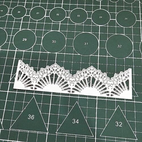 Fan Frame Metal Cutting Dies Stencil Scrapbooking DIY Album Stamp Paper Emboss E56E