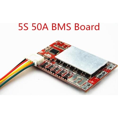3S 4S 5S 50A BMS Board/ 55A 3.7V Lithium battery protection board/3.2V iron phosphate/LiFePO4 battery BMS board with Balance