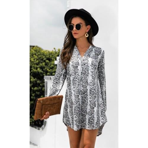 Модные платья-рубашки Siivonen China At AliExpress