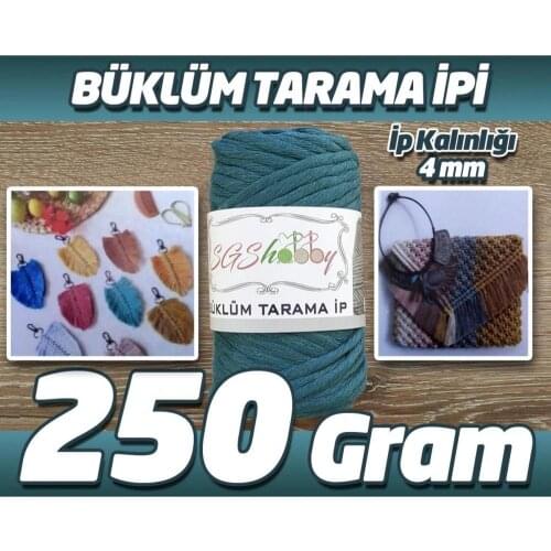 Twisted Cotton Macrame Scanning Floss Ocean Blue 250 Gram 100% Cotton 4mm Cord Colorful Braided Solid Core Cord For DIY