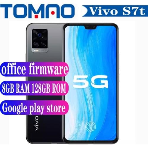 Original Official New Vivo S7t 5G SmartPhone Android 11 Dimensity 820 6.44" 8GB RAM 128GB ROM 4000mAh 33W 64.0MP Rear Camera NFC