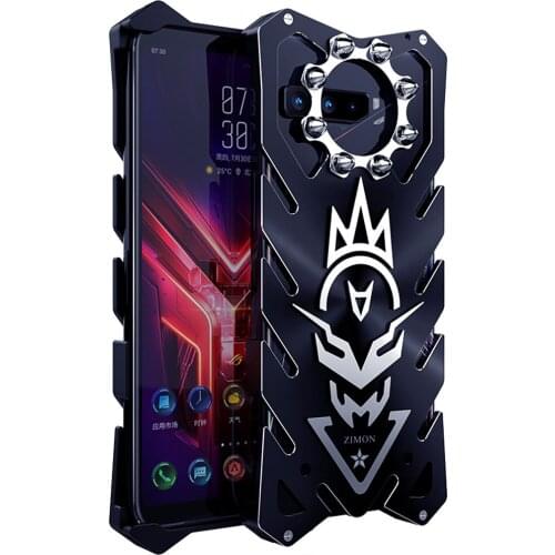 Shockproof Aluminum Metal Body Fundas Cover for Asus ROG3 Phone3 ROG2 Phone2 ROG Phone 2 3 ZS661K ZS660KL 6.59 Case Coque Shell