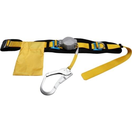 Outdoor Roof Climbing Harness, Aerial Construction Fall Protection, Roof Climbing Protective Harness Lanyard-Very Easy to Wear