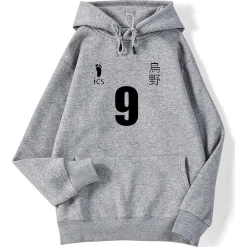Spring Hot Hoodies For Men Kageyama Tobio Haikyuu Cartoon Sweatshirt Hip Hop Hooded Tops Funny Daily Casual Mens Streetwears