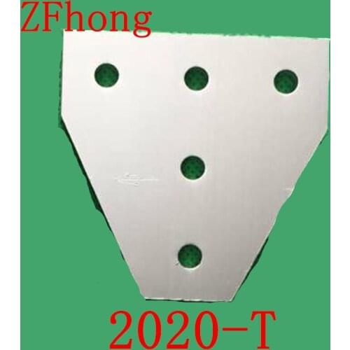 1PC 5 holes T type joint board plate corner angle bracket connection joint strip for 2020 aluminum profile 1pcs