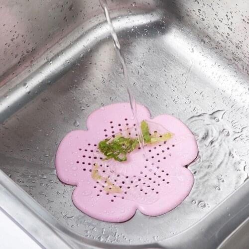 2 Pcs New Arrive Silicone Sink Drain Filter Bathtub Hair Catcher Stopper Shower Drain Hole Filter Trap Sink Strainer for Kitchen