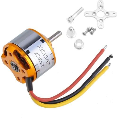 2021 New A2212 2200KV 6T Motor Outrunner Brushless For RC Aircraft Quadcopter Helicopter