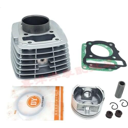 52.4mm Motorcycle Cylinder Piston Ring Gasket Kit 12mm pin for KYY125 WH125 SDH125 KYY WH1 SDH 125 125cc