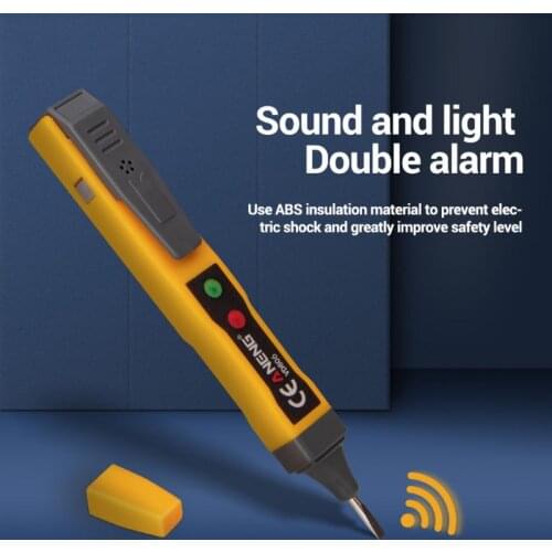 AC/DC Voltage Detector Electric Non-contact Pen Tester Continuity Battery Test Pencil with Sound Light Alarm VD806