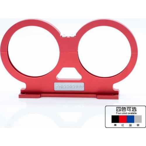 FREEZEMOD double water tank fixed buckle full aluminum metal bracket 50mm 60mm cylindrical water tank. SXKJ-C8