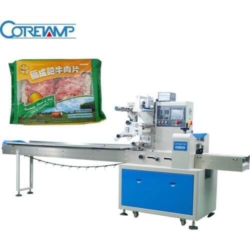 Frozen Food Meat Flow Wrap Pack Machine
