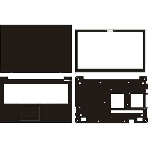 Laptop Sticker Skin Decal Carbon fiber Leather Cover Protector for Sony VAIO F15 vjf157f11t 15.6"