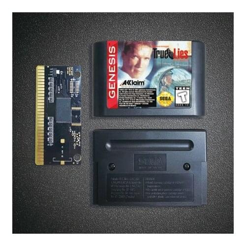 True Lies - 16 Bit MD Game Card for Sega Megadrive Genesis Video Game Console Cartridge