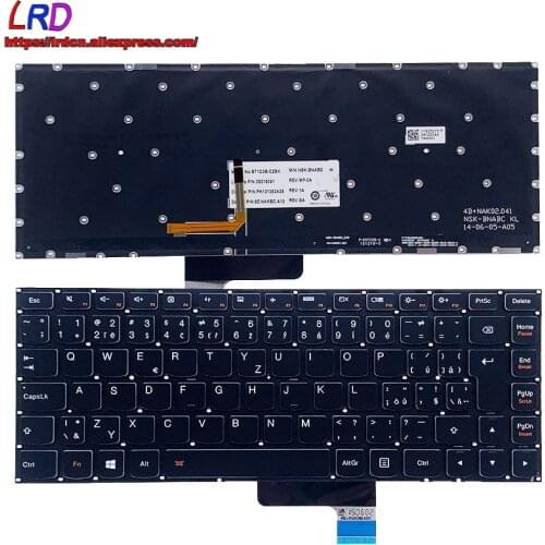 New Original CZ Czech Backlit Keyboard for Lenovo Yoga 2 13 Laptop 25215091 25215060