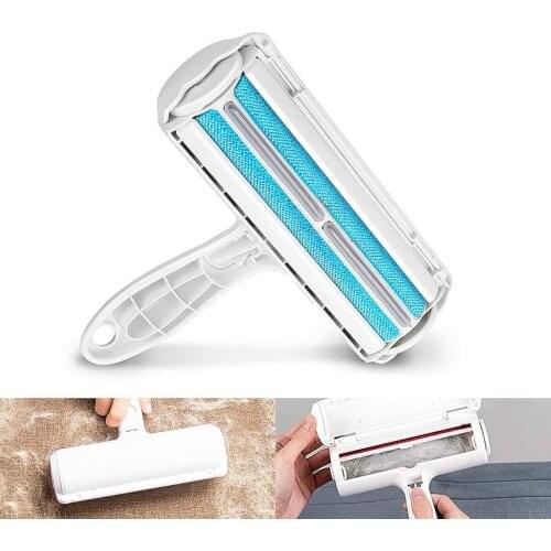 New Pet hair removal roller for removing dog and cat hair from furniture self-cleaning pet hair washable 2-way