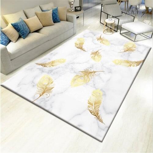 Nordic geometric carpets Living room coffee table Mat Home decor rugs Creative 3D Printed carpet alfombras para la sala moderna