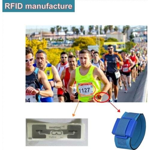 100pcs RFID Wristband 860-960MHZ RFID Smart Bracelet Rewritable RFID Tag for Access Control/Competitions