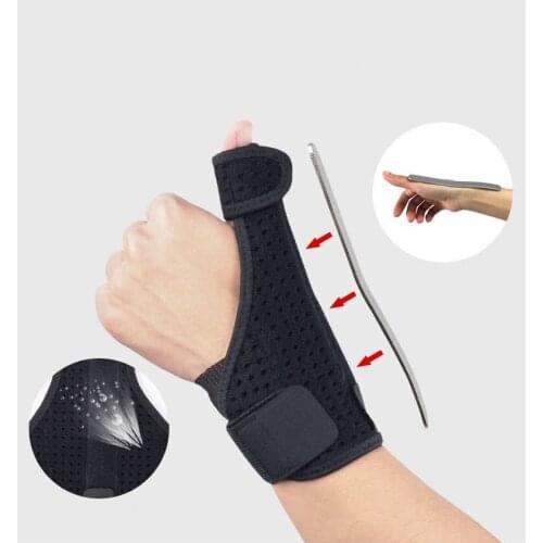 1 Pcs Thumb Stabilizer Wrist Brace Support Joint Pain Arthritis Relief Strap Wrap Left and right hands Gym Exercise