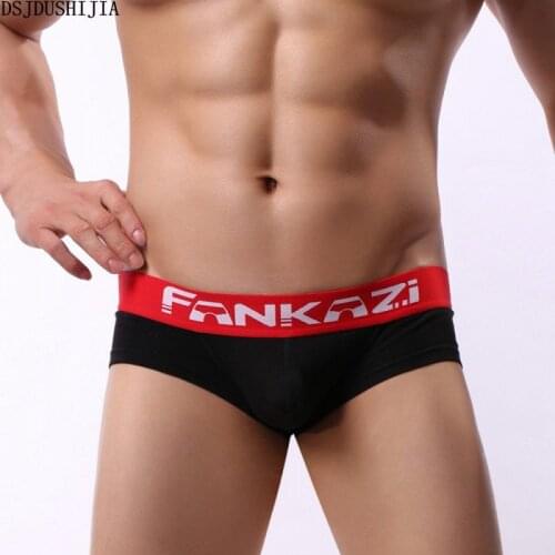 Men Cotton Cueca Breathable Mens U Bulge Boxers Sexy Penis Pouch Underpants Jockstrap Males Solid Underwear Fashion Boxer Shorts