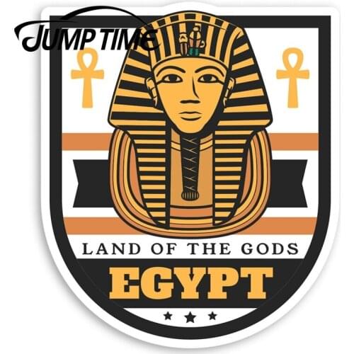 Jump Time Egyptian Pharaoh Vinyl Stickers - Egypt Travel Sticker LuggageDecal Car Window Bumper Car Accessories
