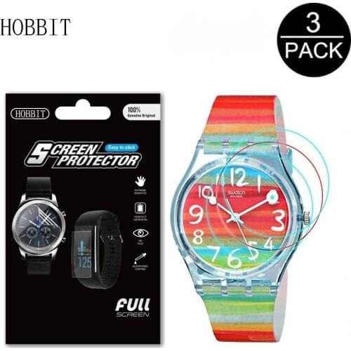 3Pack Full Coverage Soft TPU Screen Protector For Swatch Womens GS124 SFP115M GB743 GG215 GP140 Watch LD Protection Film