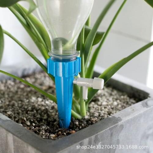 1/2/6/12Pcs Durable Plant Flower Water Dispenser Automatically Portable Watering Adjustable Drip Irrigation Device Gadgets Tool