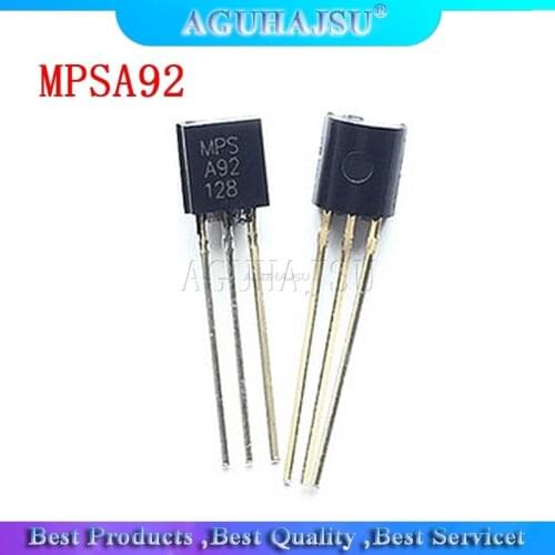 100PCS MPSA92 A92 TO-92 TO92 triode transistor New original