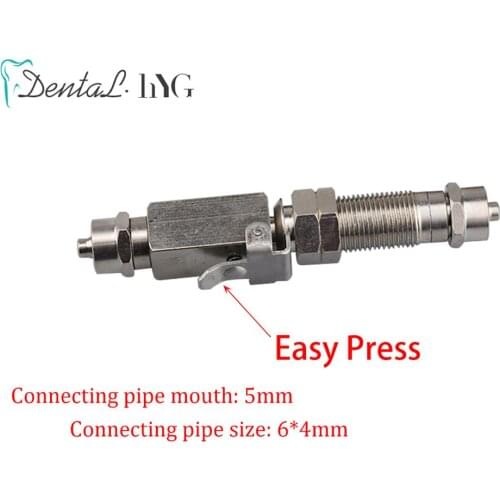 Stainless steel Air Water Quick Connector For Dental Ultrasonic Scaler EMS Woodpecker