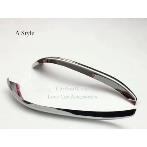 For Toyota RAV4 2016 2017 2018 Rear View Mirror Trim RearView Cover ABS Chrome Mouldings Strip Car-styling Accessories