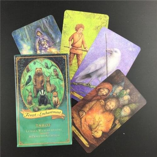 Forest of Enchantment Tarot Cards Deck Game with e Guidebook Board Divination Reading Love Moon Near me Beginners