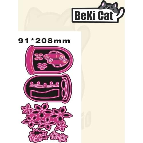 Mini Snowglobe shaker cutting die file Original Stencils for DIY Scrapbooking photo album Decorative DIY Paper Cards