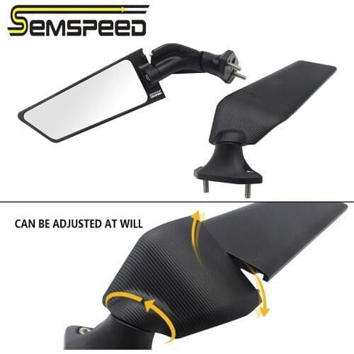 Motorcycle Newest Side Mirrors Modified Wind Wing Adjustable Rotating Rearview Mirror Fits For KAWASAKI NINJA1000 2016-2020 2021