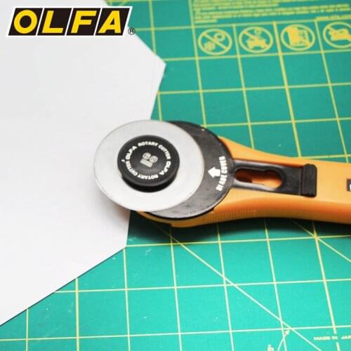 OLFA Japan hob cutting cloth diameter 60mm leather cloth cutting sewing rubber band wheel cutter 136B knife RTY-3/G