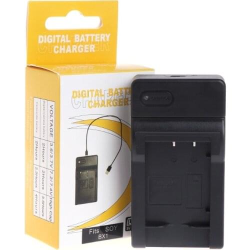 NP-BX1 USB Battery Charger for sony DSC RX1 RX100 M3 WX350 WX300 HX400 Camera L41E