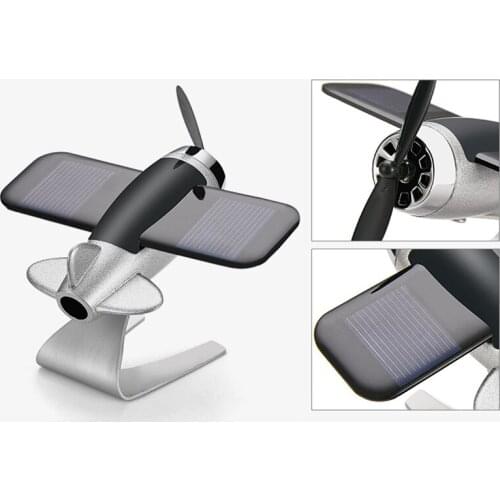 Car Air Freshener Airplane Aircraft Model Solar Energy Aromatherapy Interior Decoration NJ88