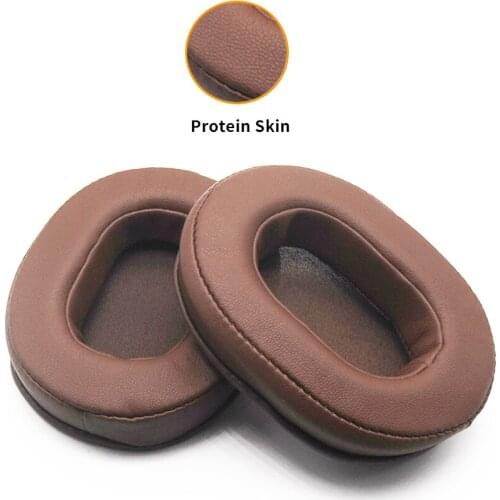 Cushion Earnuff Replacement Brown Earpads Cover for Audio-Technica ATH-M40 M50X MSR7 Headphones