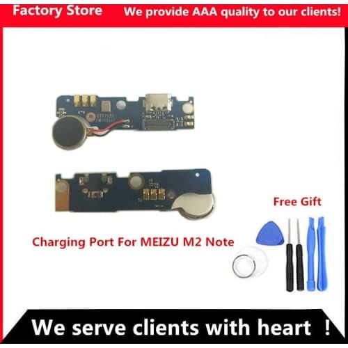 Q&Y QYJOY AAA Quality Charging Port For Meizu M2 Note USB Dock Charging Port+Mic Microphone Vibrator Moto Module Replacement