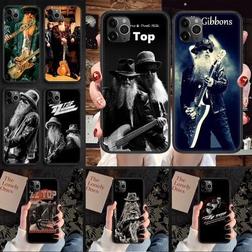 Dusty Hill ZZ Top Phone Case Cover Hull For iphone 5 5s se 2 6 6s 7 8 12 mini plus X XS XR 11 PRO MAX black soft cell cover
