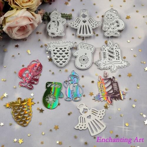 Christmas Decoration Metal Cutting Dies 2021 New Stencils for DIY Scrapbooking/Photo Album Decorative Embossing DIY Paper Cards