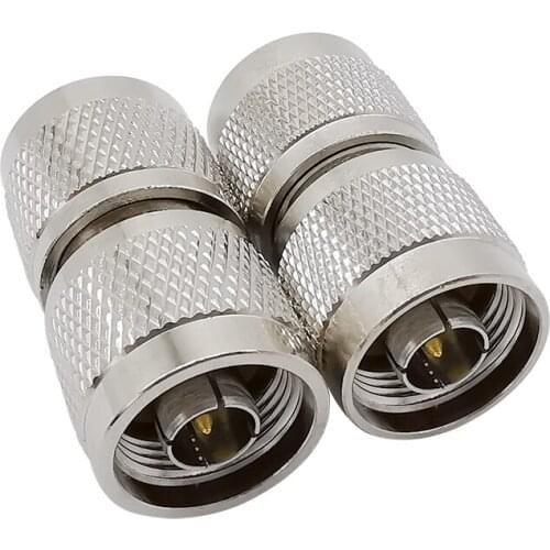 1Pcs N Type Male to Male RF Coaxial Adapter Connector N Plug to N Plug N-JJ Double Male Antenna Cable Adapter