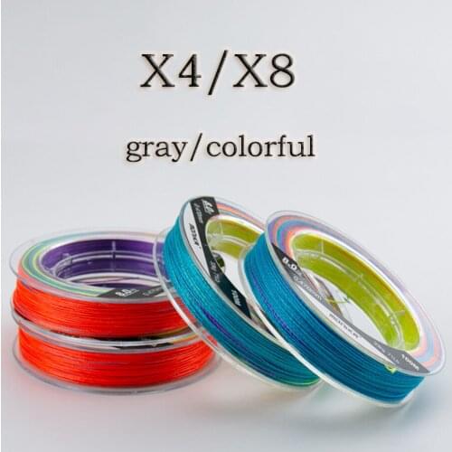1pcs 100m PE Luya Line x4/x8 Strands Braided Fishing Main Line for Sea Pole Carp Fish Goods Fishery Accessories Equipment Tackle