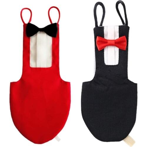 2 Pcs Pet Bird Uniform Tuxedo Flight Suit Waterproof Nappy Diaper Clothes for macaw African Budgies Parakeet Fischeri Cockatiel