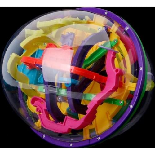 299 Barriers 3D Magic Intellect Ball Balance Maze Game Puzzle Globe Toy Kid Gift