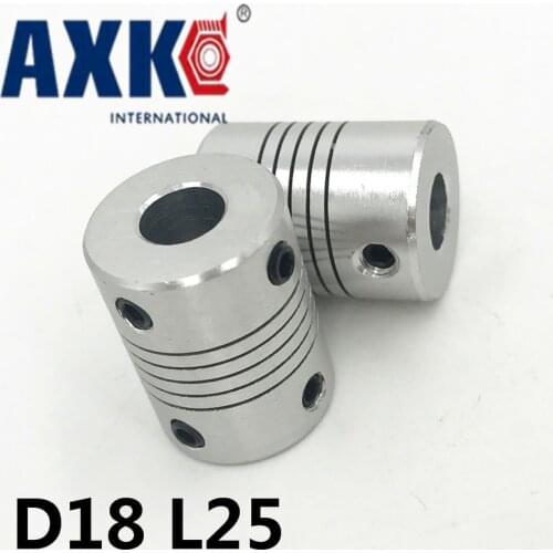 3pcs 3mm X 5mm D18 L25 Cnc Stepper Motor Shaft Coupler Flexible Coupling 3x5mm