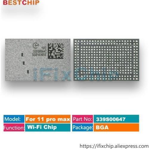 5pcs/lot 339S00647 For iPhone 11/11 Pro/11 Pro Max WiFi Wi-Fi/BT Module IC Chip iphone11 wifi/bt chip