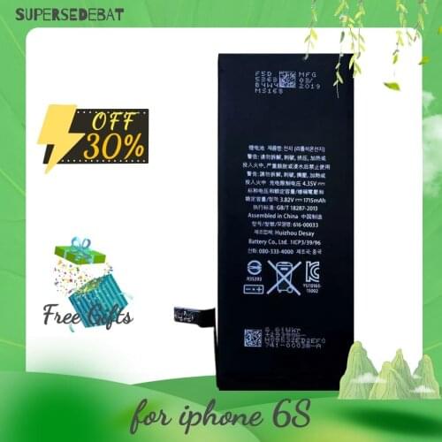 0 cycle Phone Battery for iphone 6s Battery 100% Replacement Bateria for iphone 6s Batteria Batterie for iphone 6 s Batterie