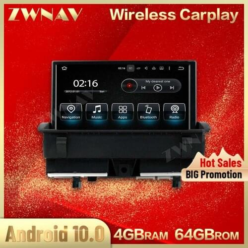 4G+64GB Android 10.0 screen Car multimedia player For Audi Q3 2011 2012 2013-2016 GPS Navi Auto audio radio stereo IPS head unit