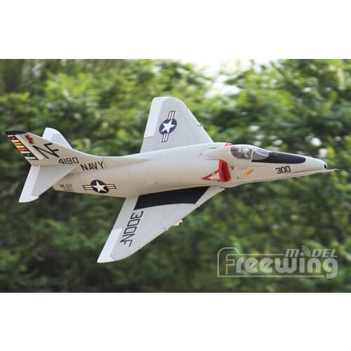 Freewing RC Airplane A-4E/F A4 SKYHAWK 80mm EDF Jet KIT with Servos