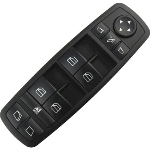 Black Electric Power Master Window Switch Glass Lifter Button A2518300390 for Mercedes Benz GL R Class GL320 GL450 R280